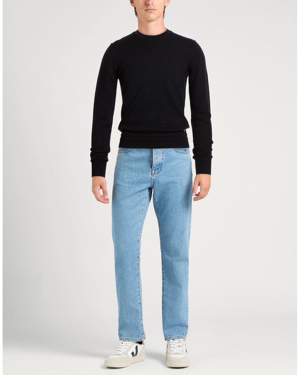 Liu Jo Blue Sweater Wool for men