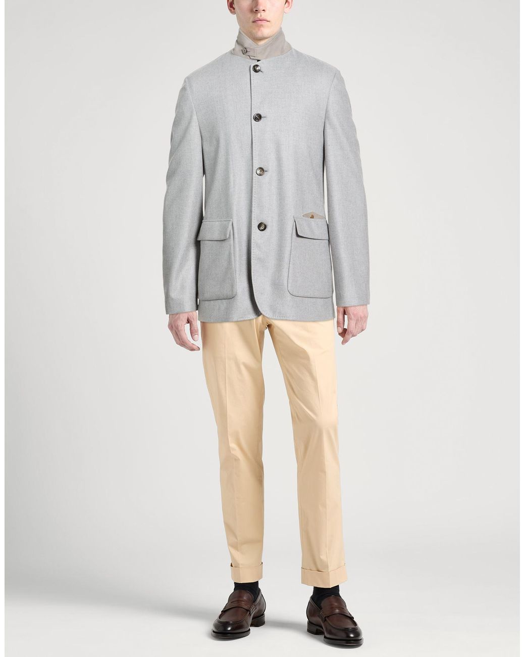 Agnona Jacke & Anorak in Gray für Herren