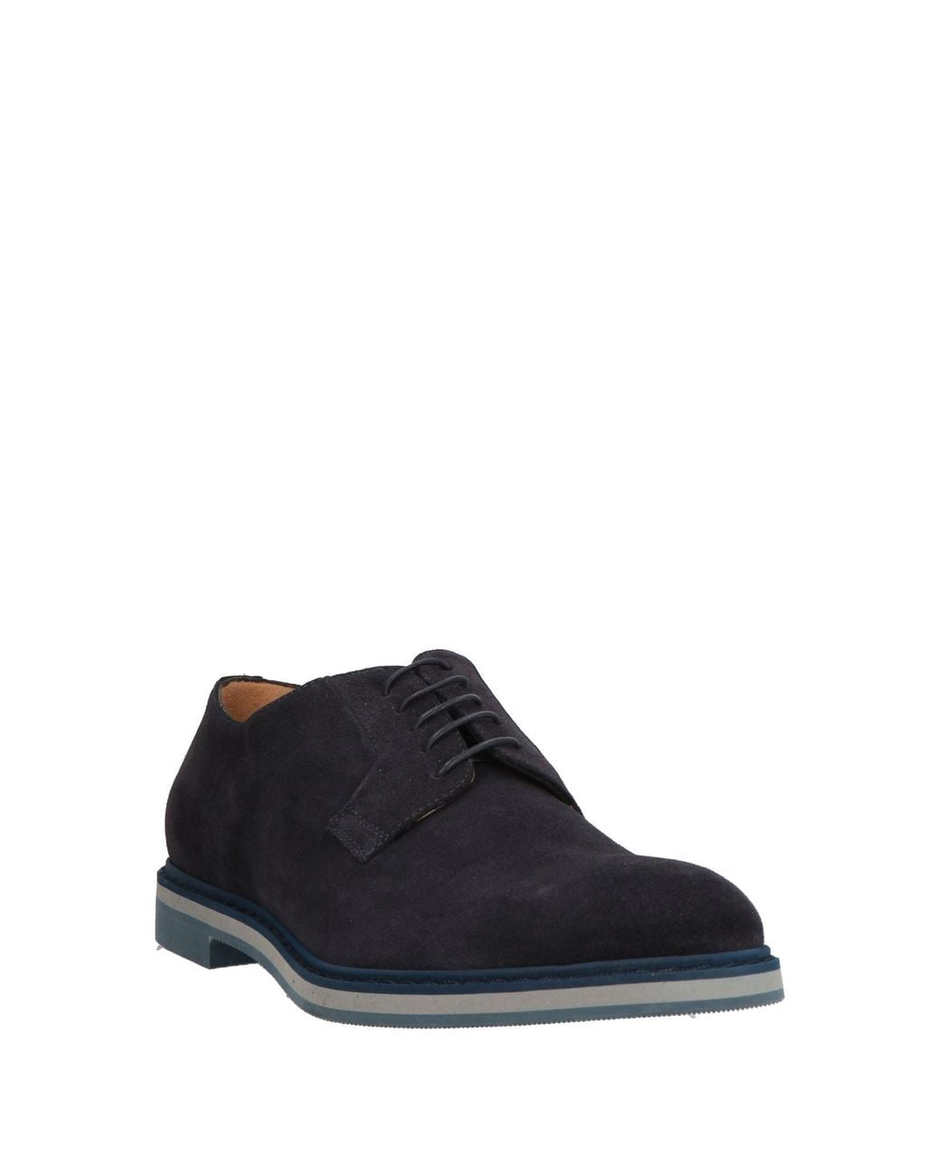 Baldinini Black Lace-Up Shoes Leather for men