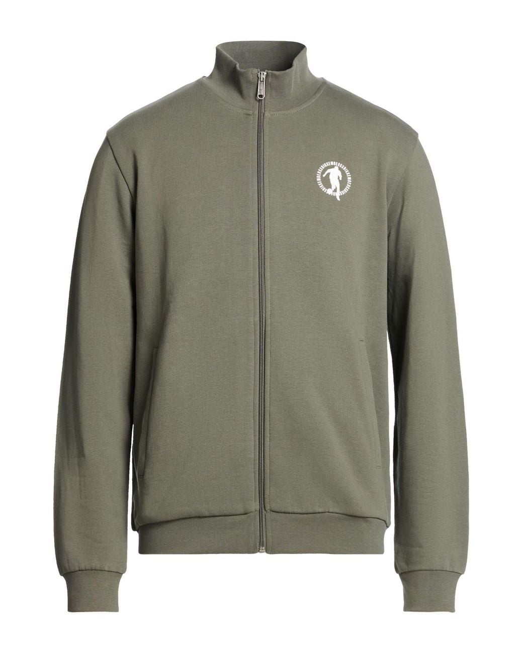 Bikkembergs Green Sweatshirt Cotton, Lycra for men