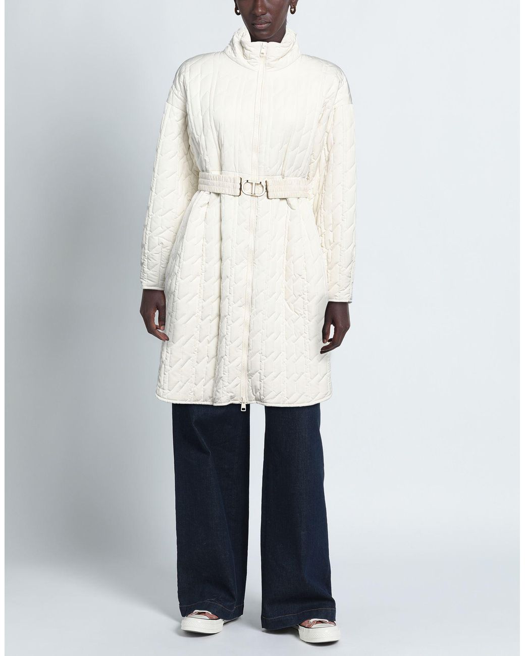 Abrigo Twinset de color White