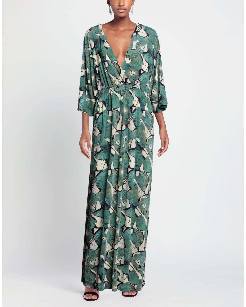 Alpha Studio Green Maxi Dress