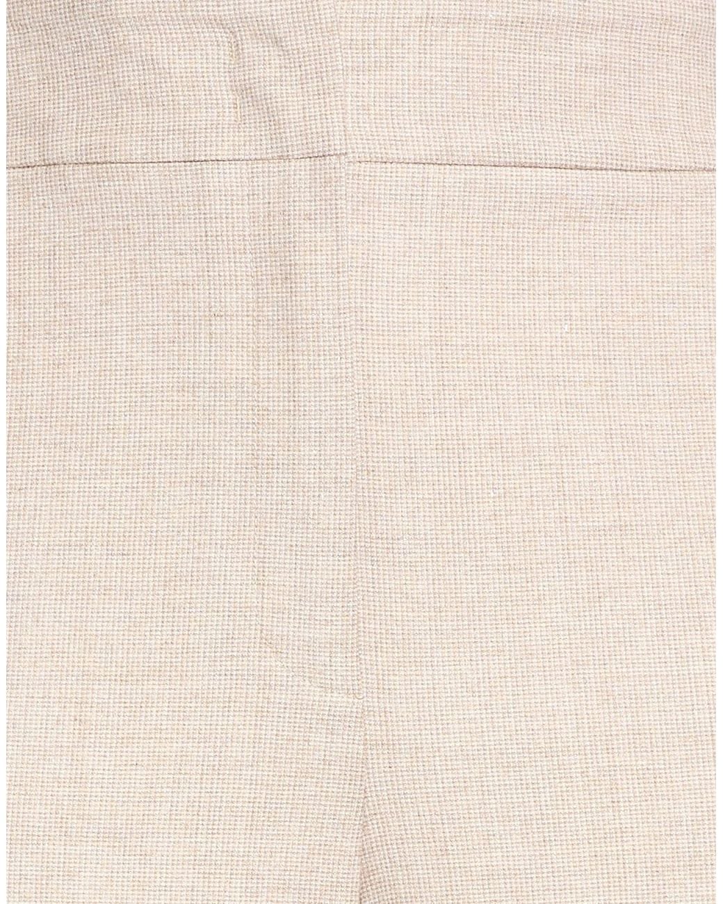 Peserico White Pants Virgin Wool, Viscose, Polyamide, Elastane, Polyester