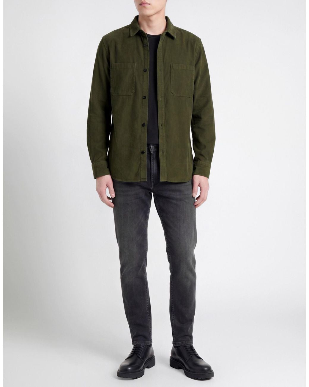 Camicia di Dondup in Green da Uomo
