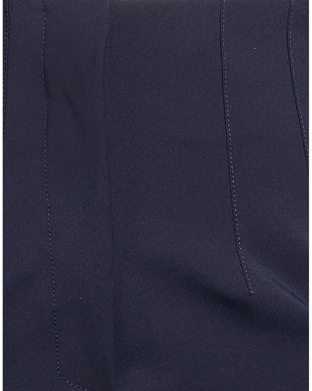Soallure Blue Pants Polyester, Elastane