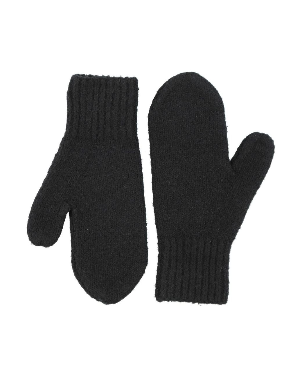 Acne Black Handschuhe