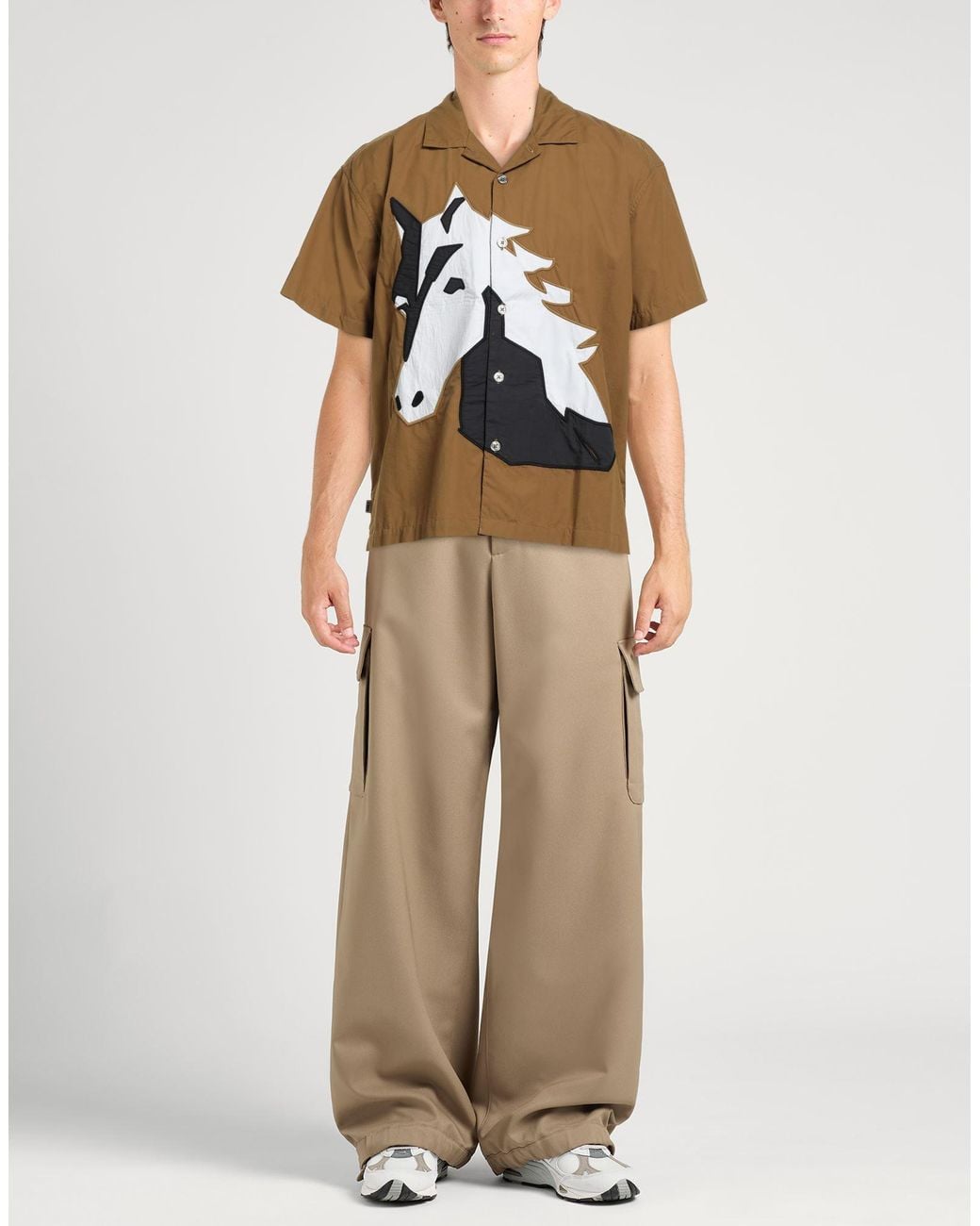 Obey Multicolor Camel Shirt Cotton for men