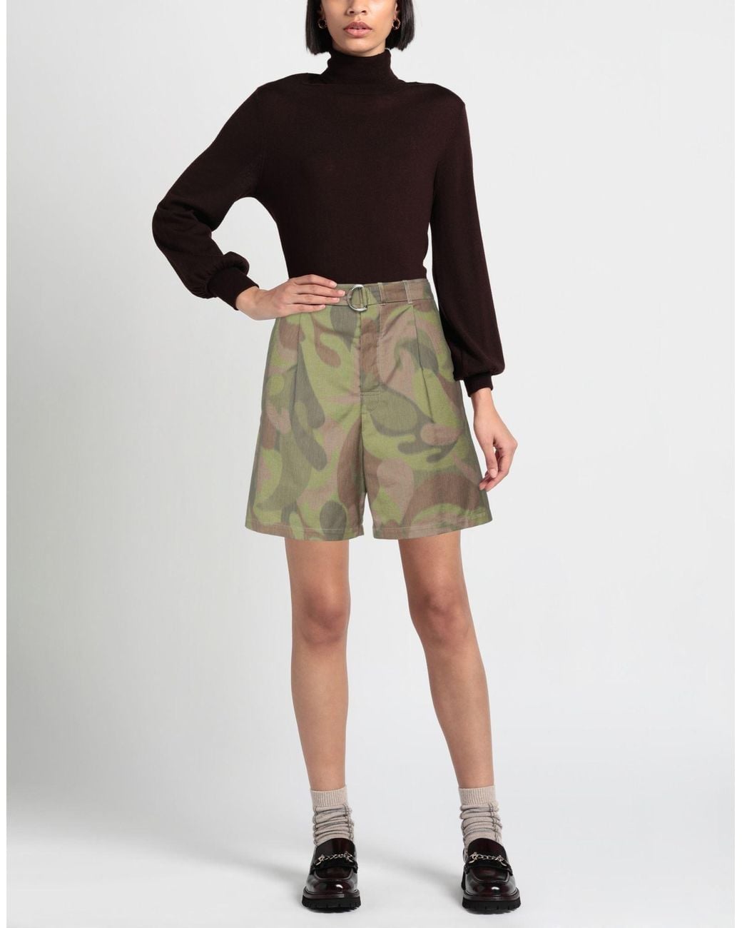 Marni Green Shorts & Bermuda Shorts