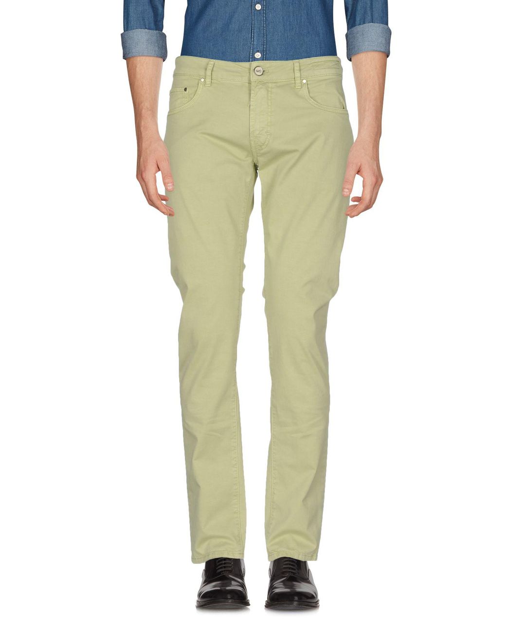 Pt05 Cotton Casual Pants in Light Green (Green) for Men Lyst