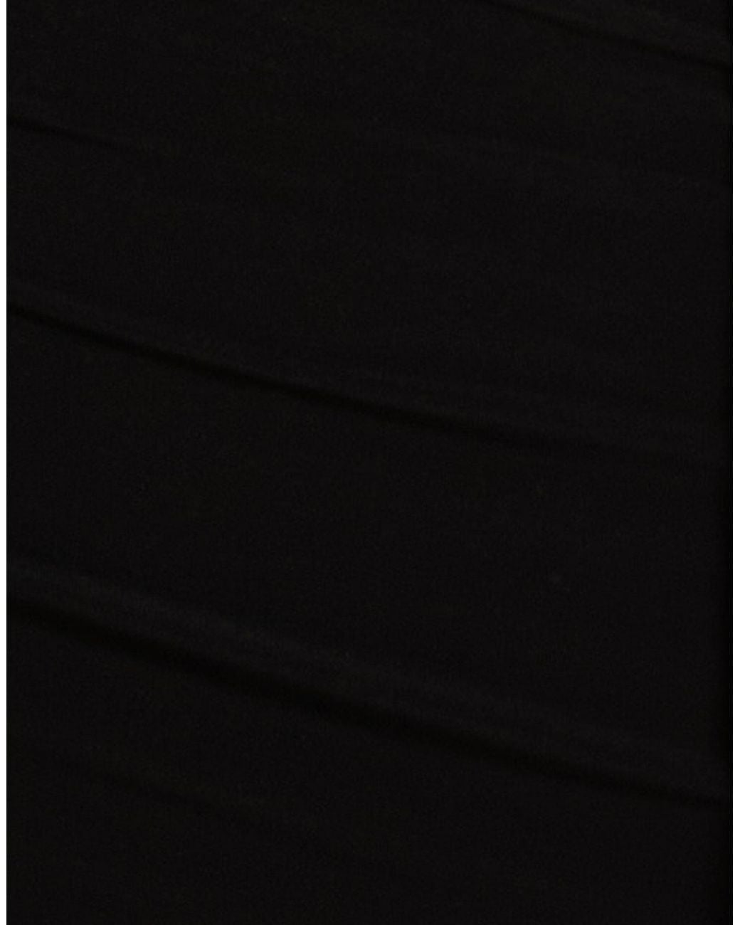 Haveone Black Mini Dress Polyester, Elastane