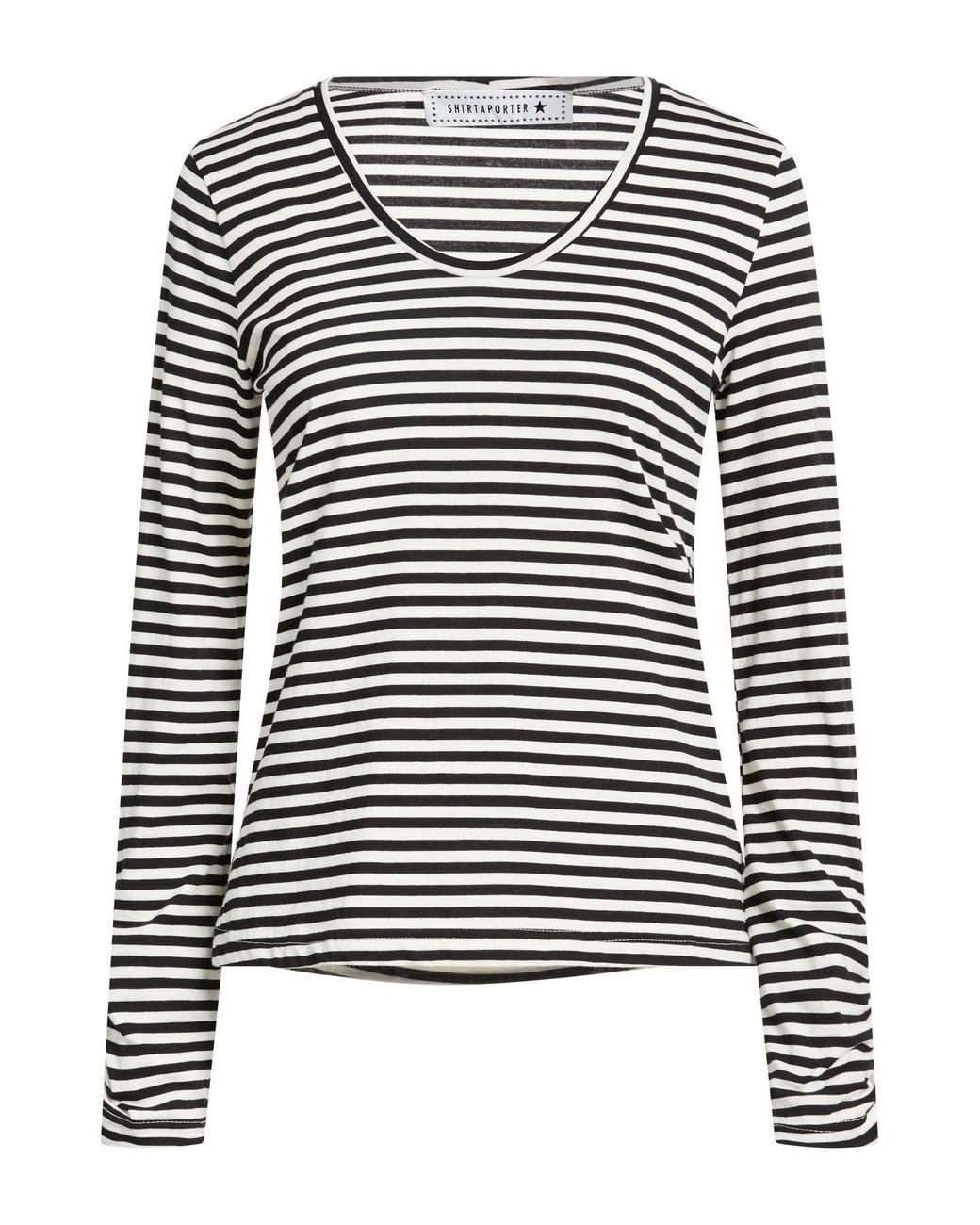 Shirtaporter Black T-Shirt Cotton, Polyester