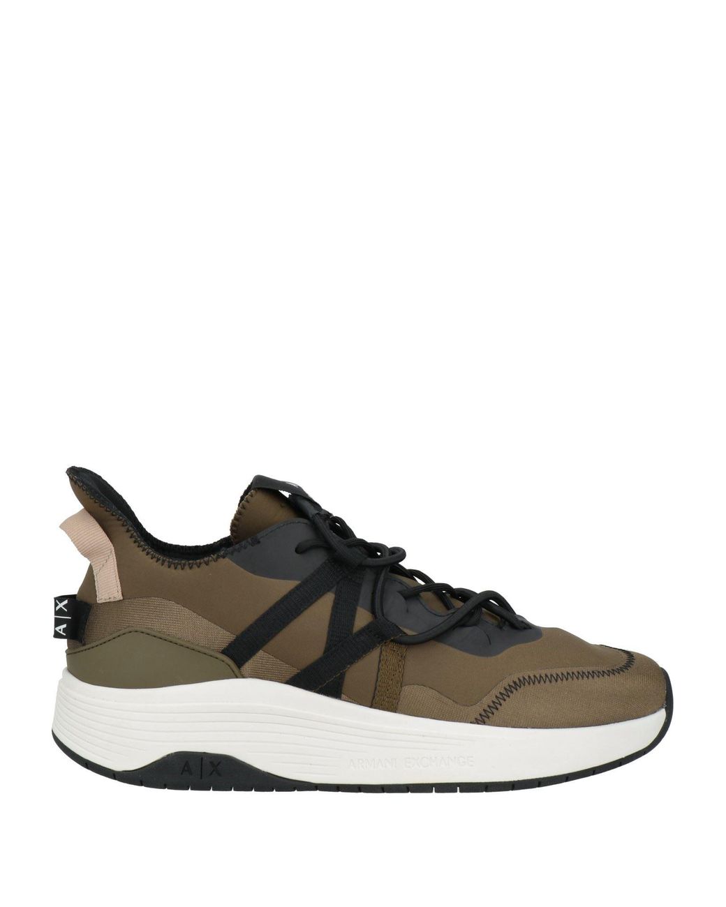 ARMANI EXCHANGE Black Sneakers Polyamide, Elastane, Polyester for men