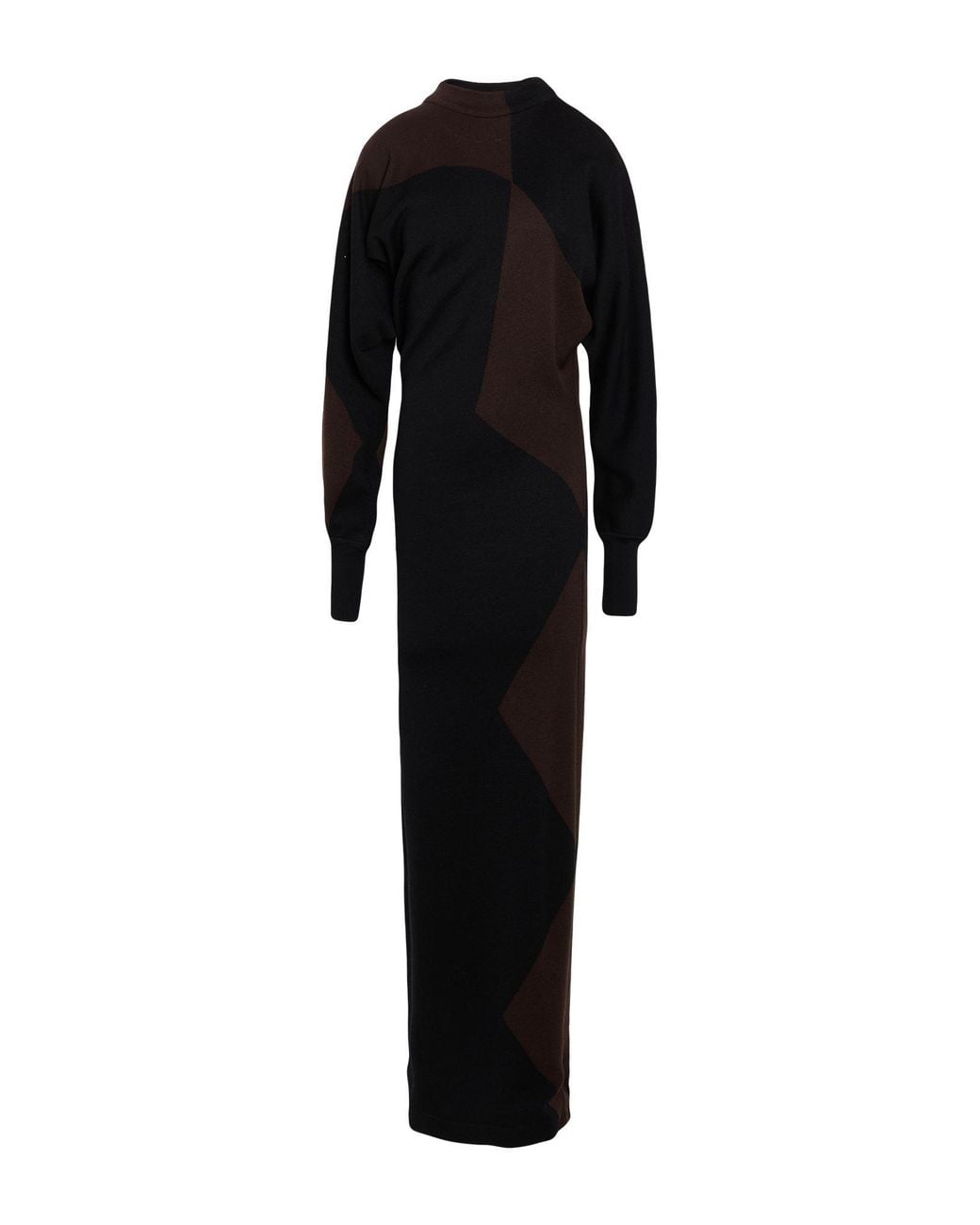 Philosophy Di Lorenzo Serafini Black Maxi Dress Viscose, Polyamide, Elastane