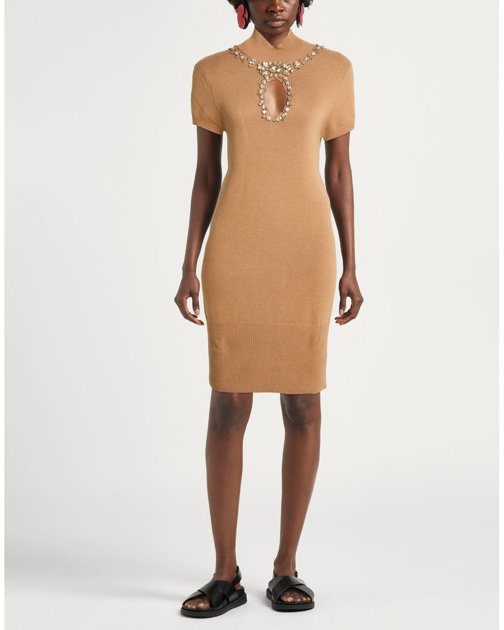 Blugirl Blumarine Natural Midi Dresses