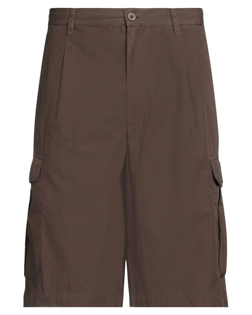 Emporio Armani Brown Shorts & Bermuda Shorts Cotton for men