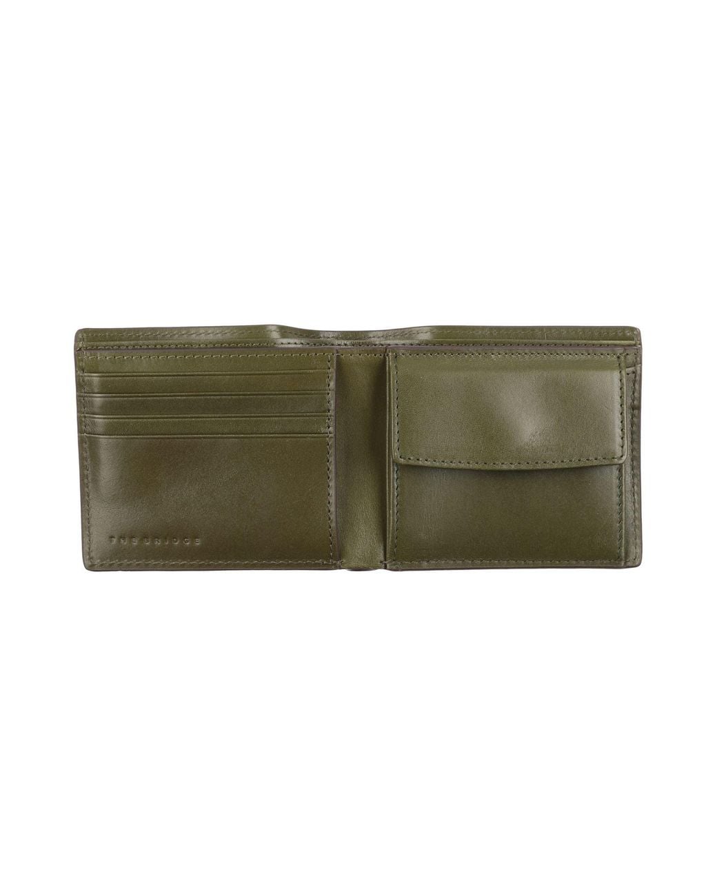 The Bridge Green Wallet for men