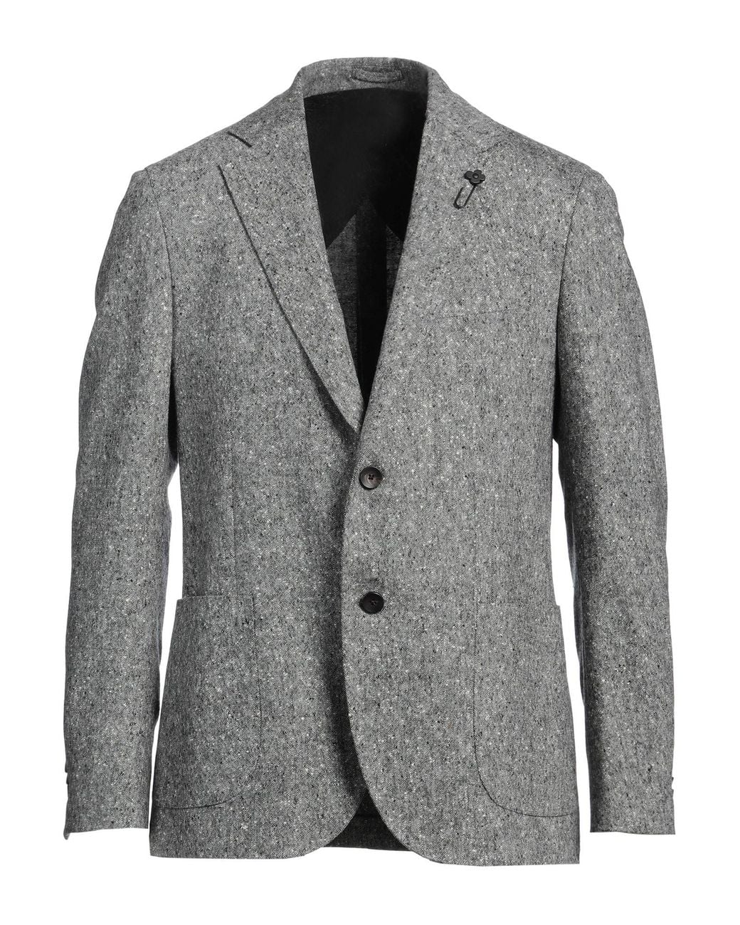 Lardini Gray Blazer Virgin Wool for men