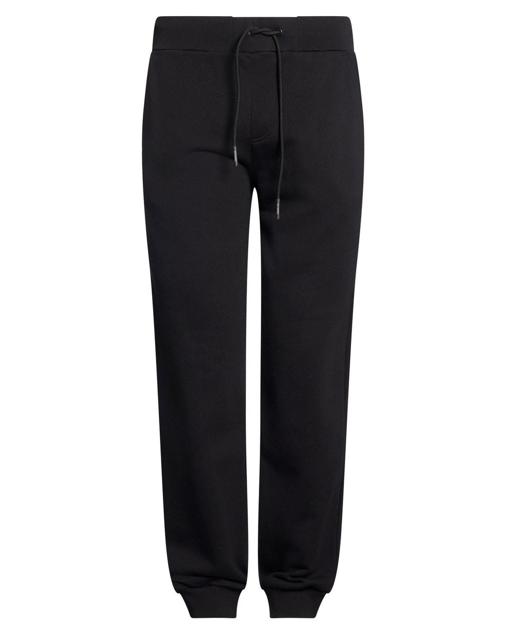 Iceberg Black Pants Cotton, Polyester for men