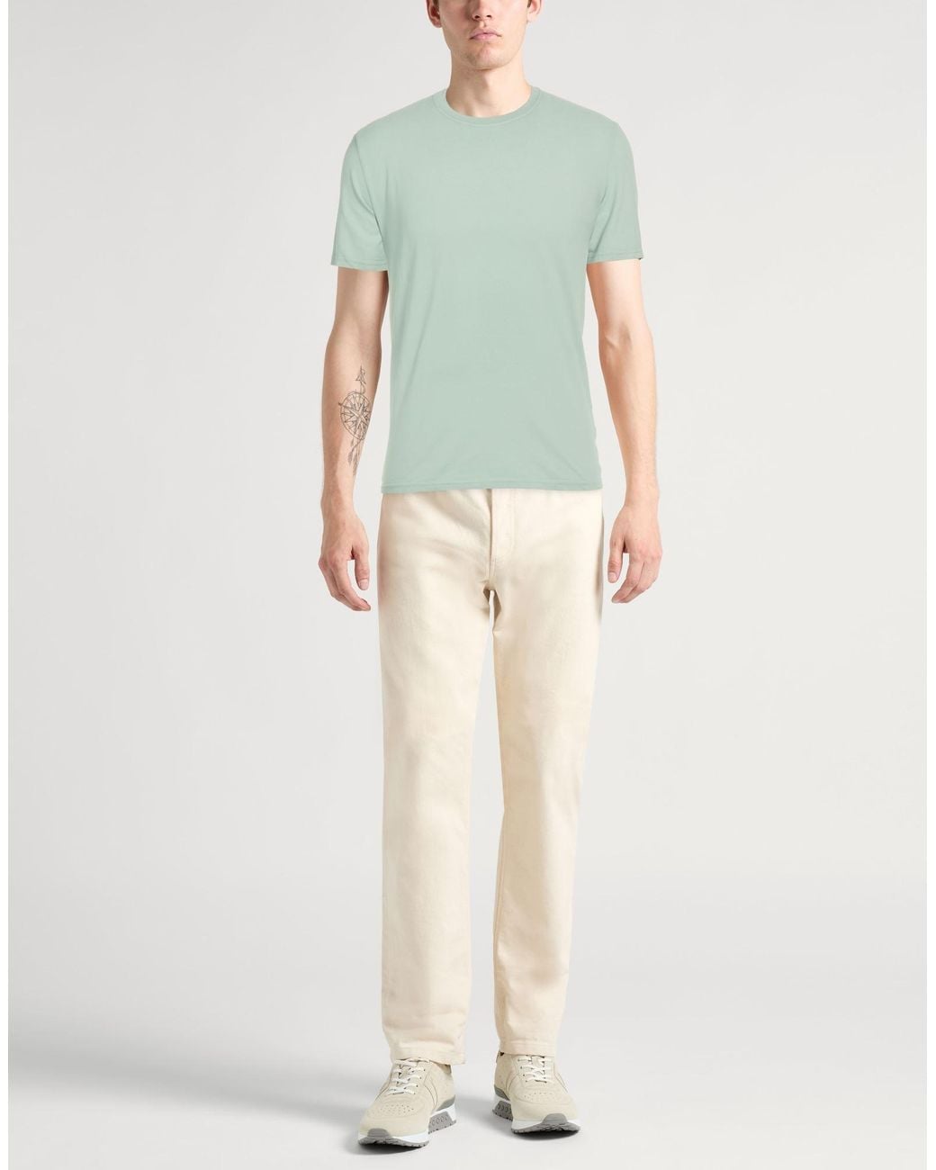 Fedeli Green T-Shirts for men