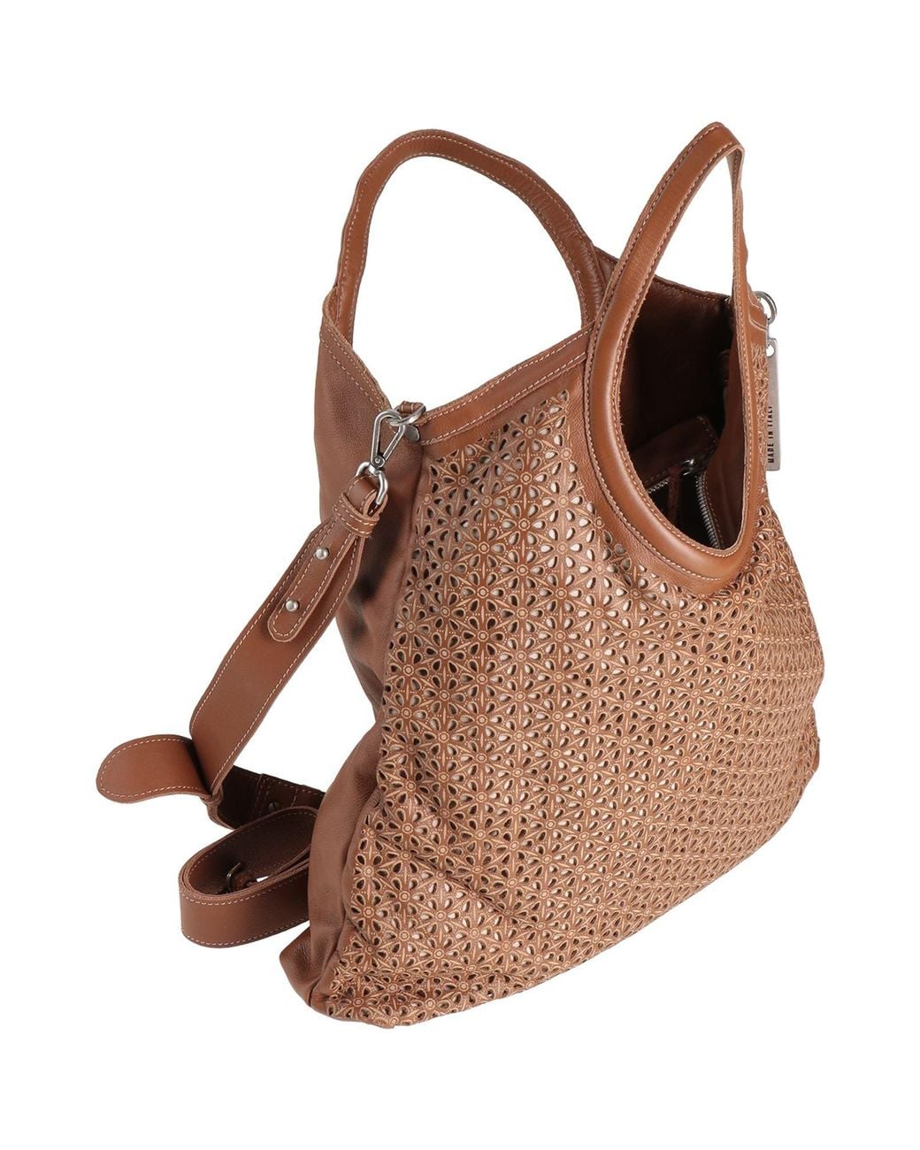 Caterina Lucchi Brown Handbag Cow Leather