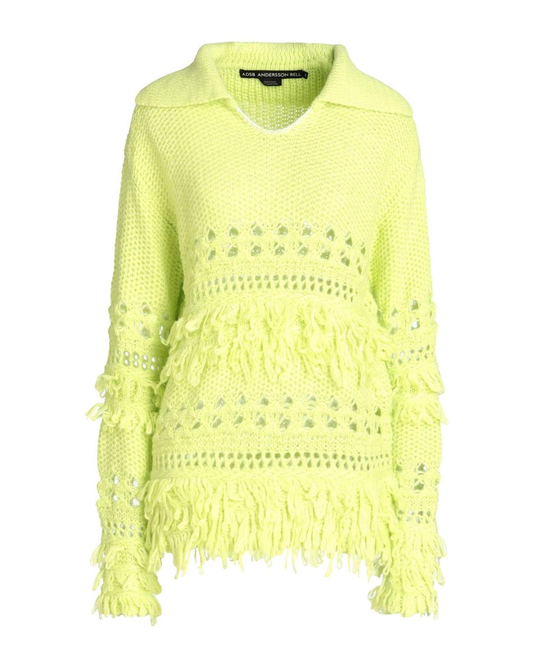 ANDERSSON BELL Yellow Sweater Acrylic, Nylon, Mohair Wool, Wool
