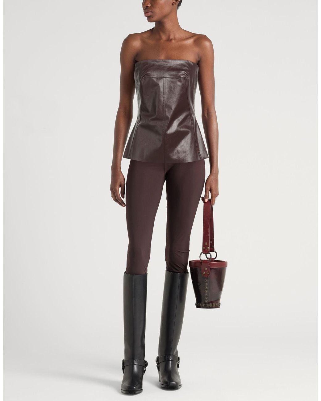 Top Rick Owens de color Brown