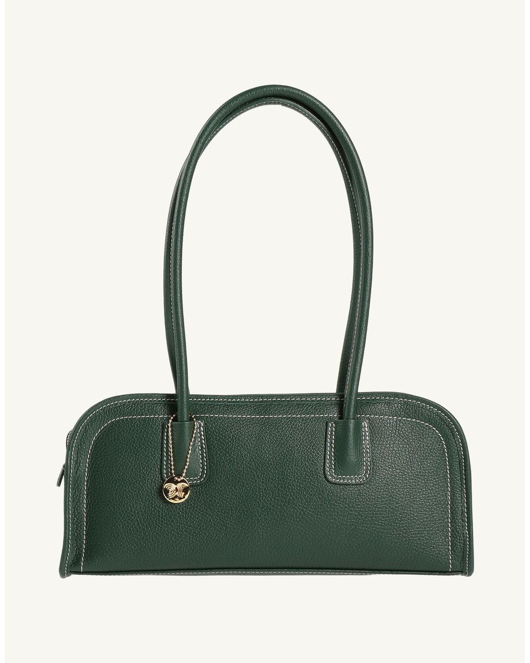 Laura Di Maggio Green Shoulder Bag Leather
