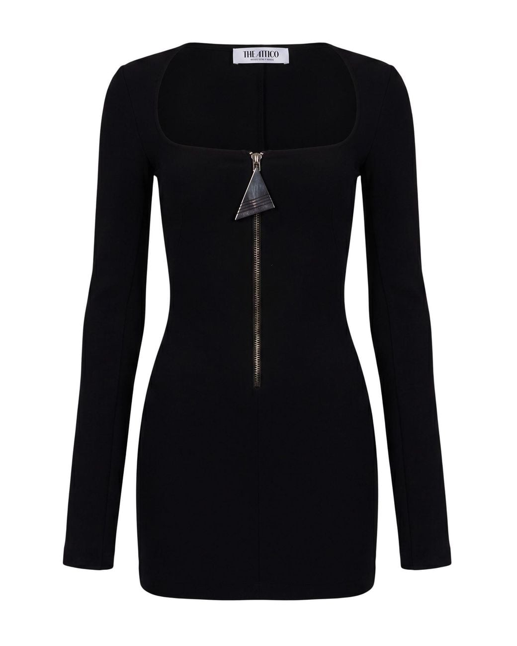 The Attico Black Mini Dress