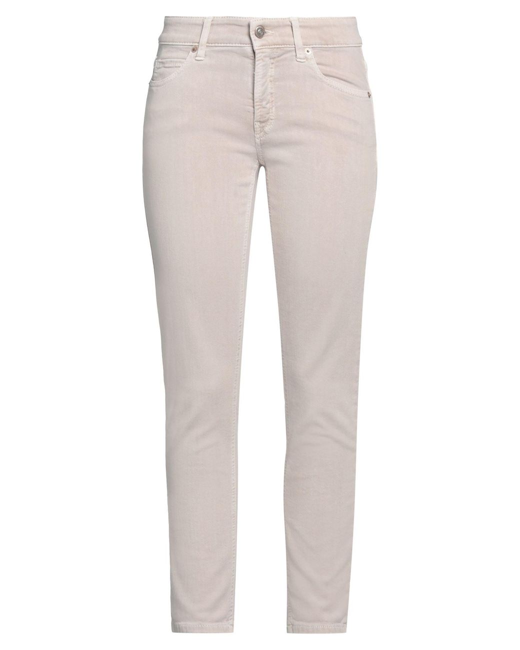 Cambio Denim Pants in White | Lyst