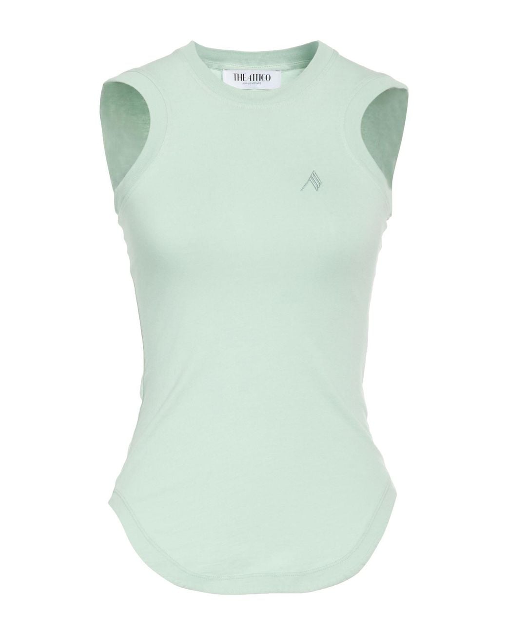 The Attico Green Top Cotton