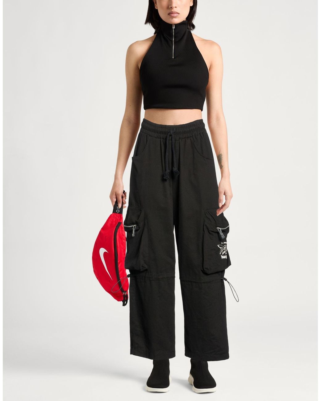 DISCLAIMER Black Pants Cotton