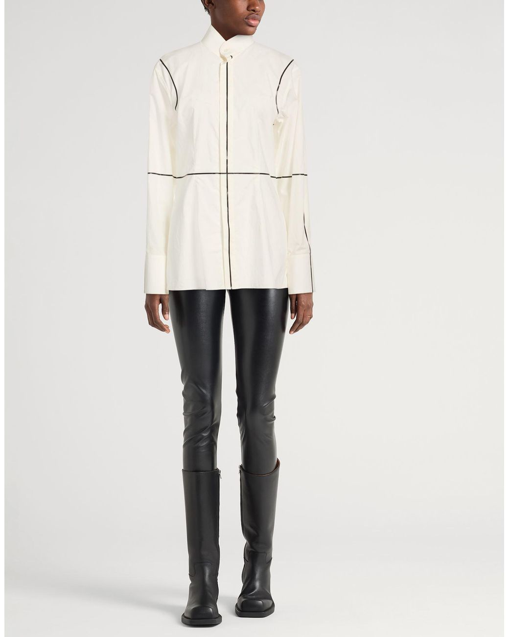 MM6 by Maison Margiela Natural Ivory Shirt Cotton