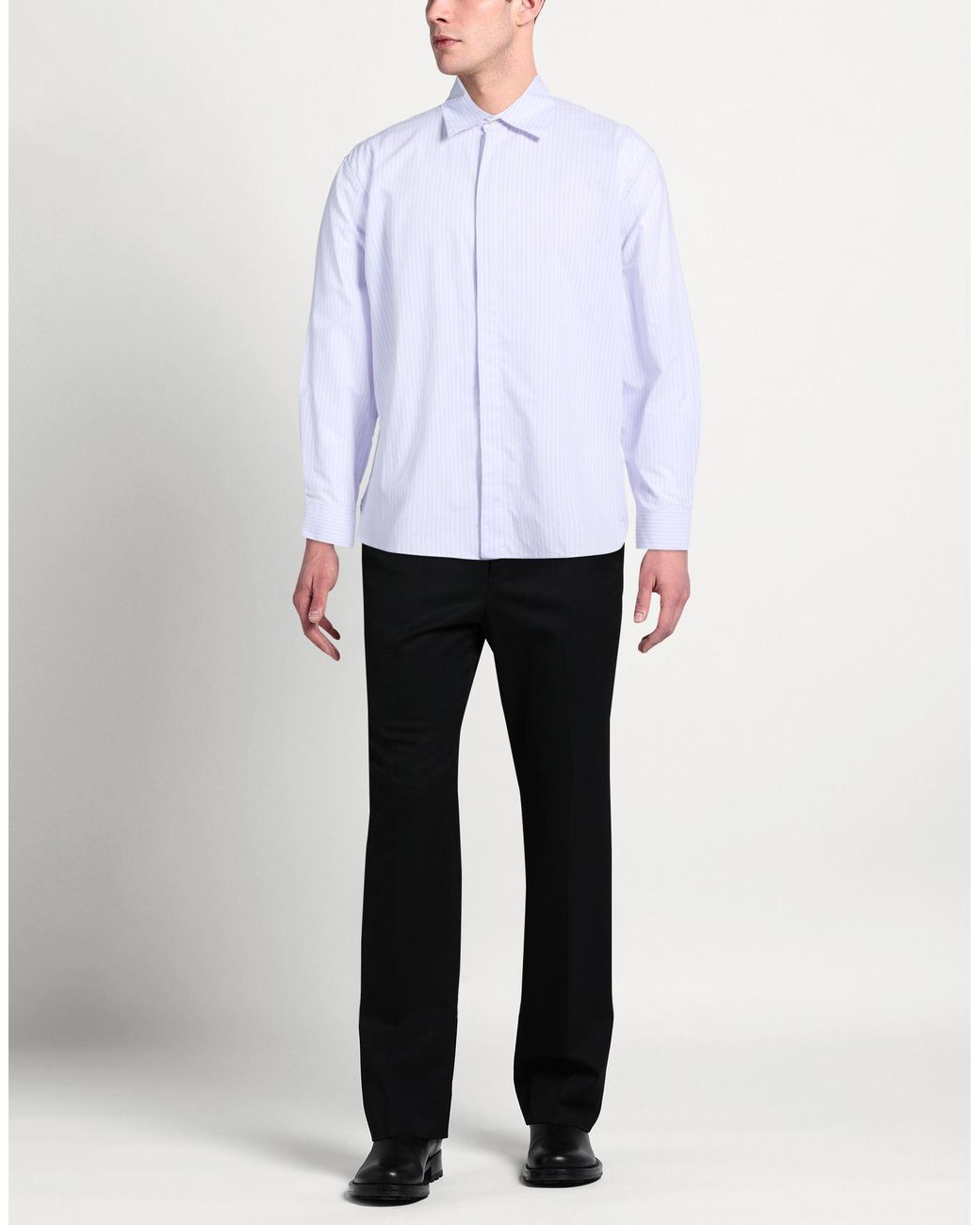 Laneus Blue Shirt Cotton for men