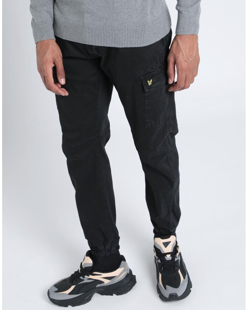 Lyle & Scott Black Trouser for men
