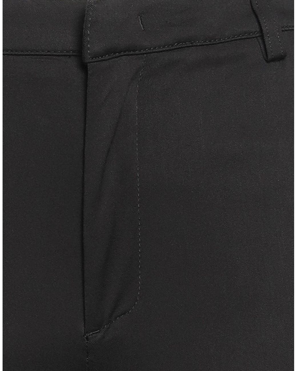 Dondup Black Pants Cotton, Viscose, Elastane