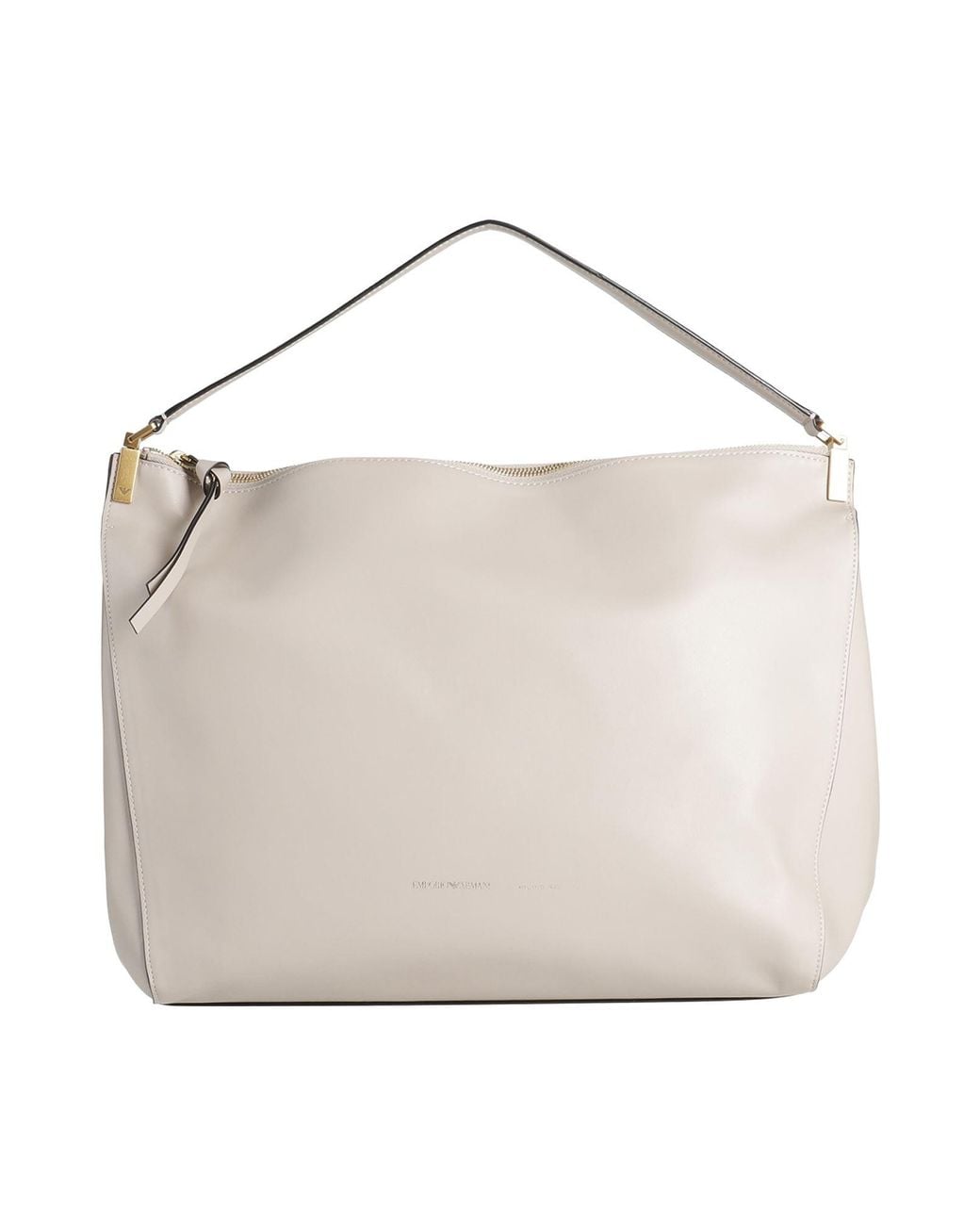 Emporio Armani Natural Handbag Cow Leather