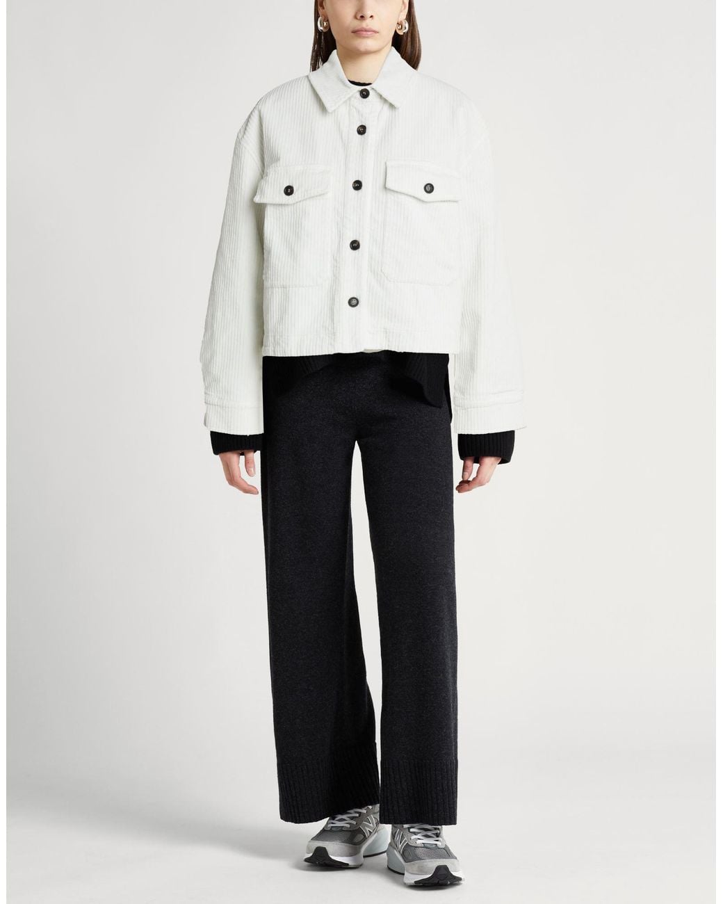 Crossley White Jacket Cotton, Elastane