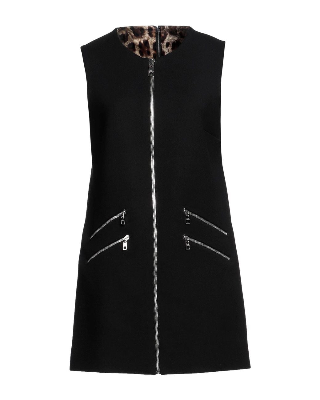 Dolce & Gabbana Black Crewneck Dress
