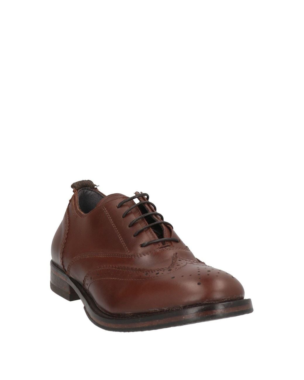 Moma Brown Lace-Up Shoes