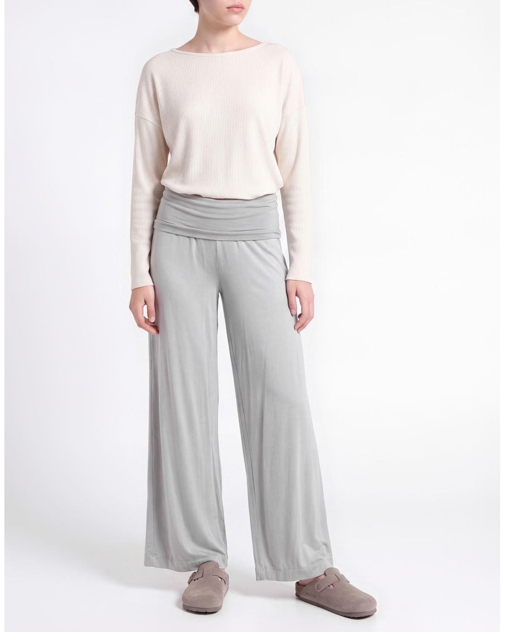 Manila Grace Gray Trouser
