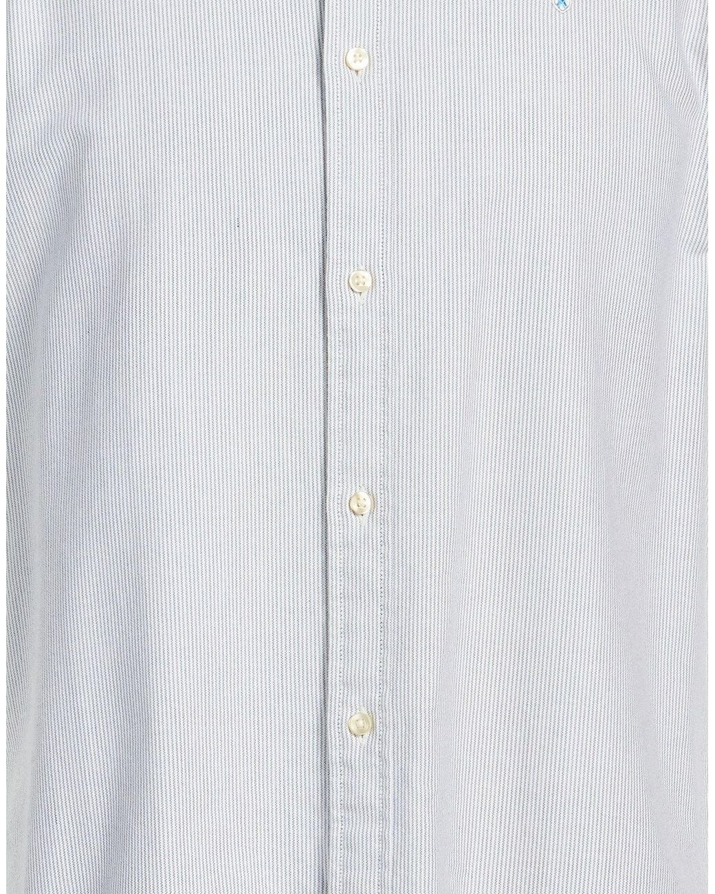 Barbour Blue Shirt Cotton for men