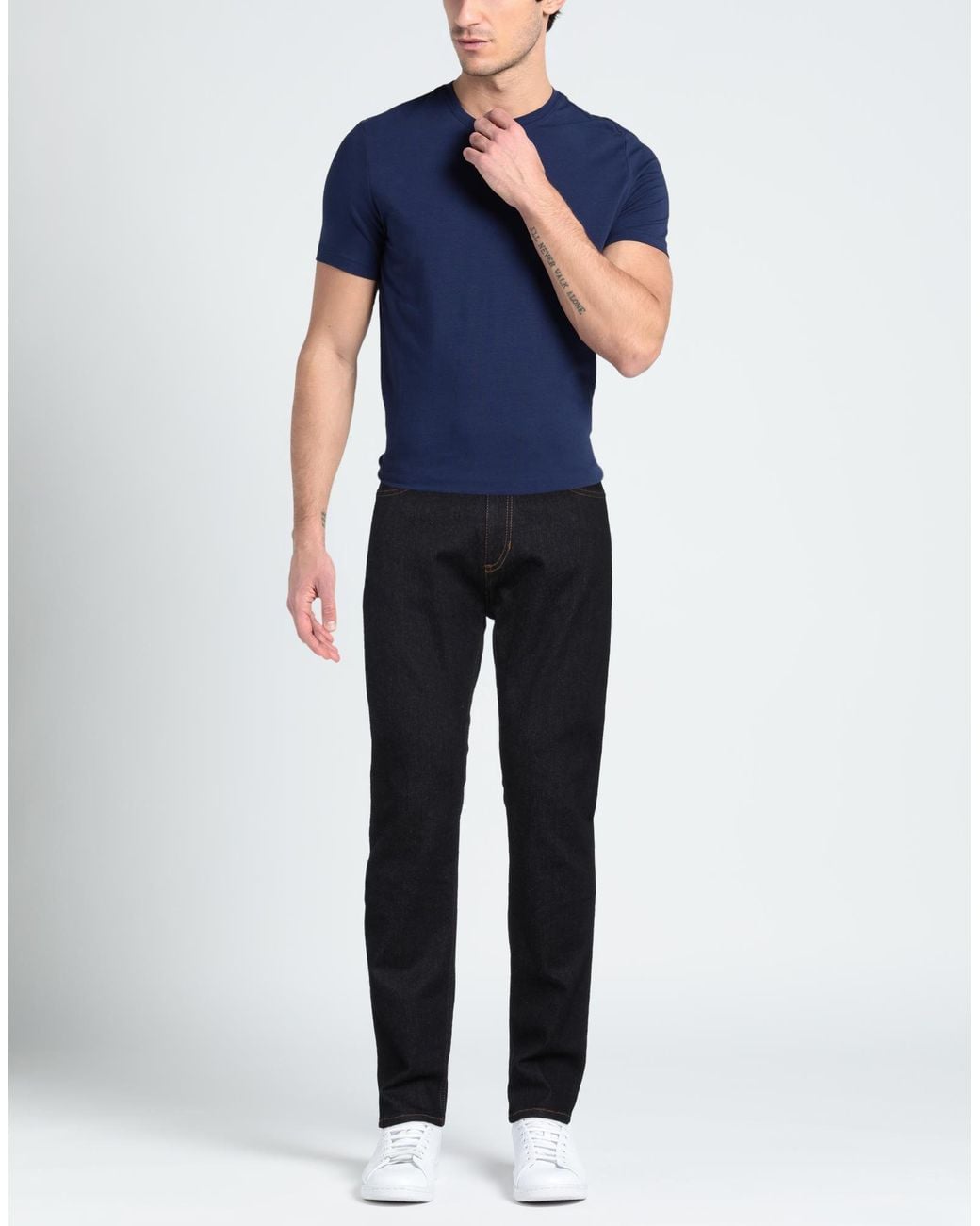 Versace Jeans Couture Blue Jeans Cotton, Elastane for men