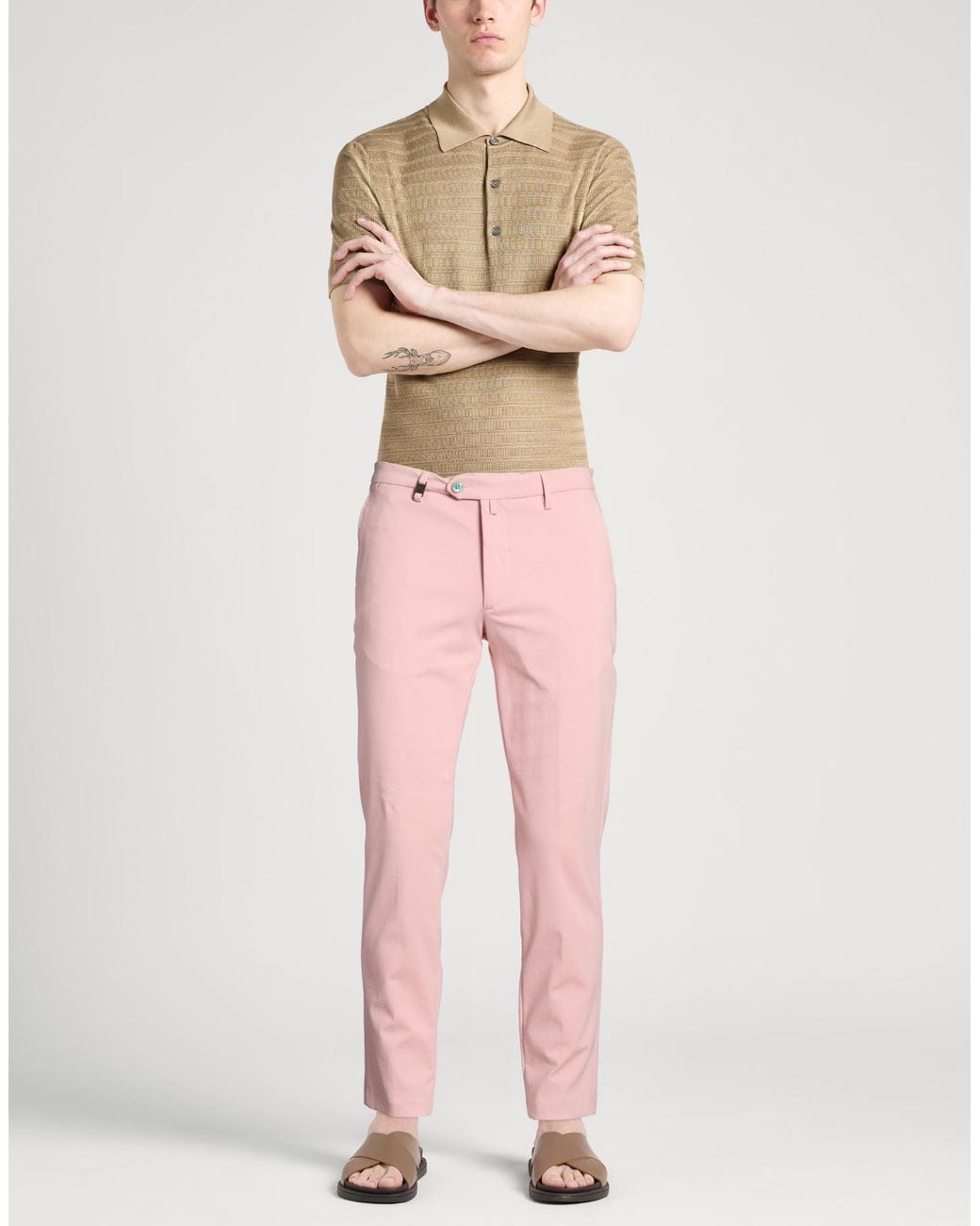 Barbati Pink Trouser for men