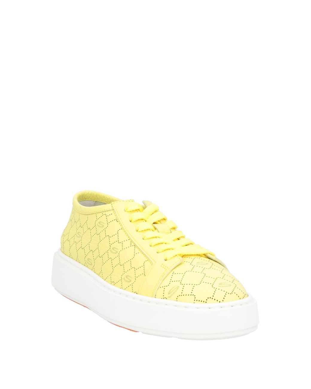 Santoni Yellow Sneakers