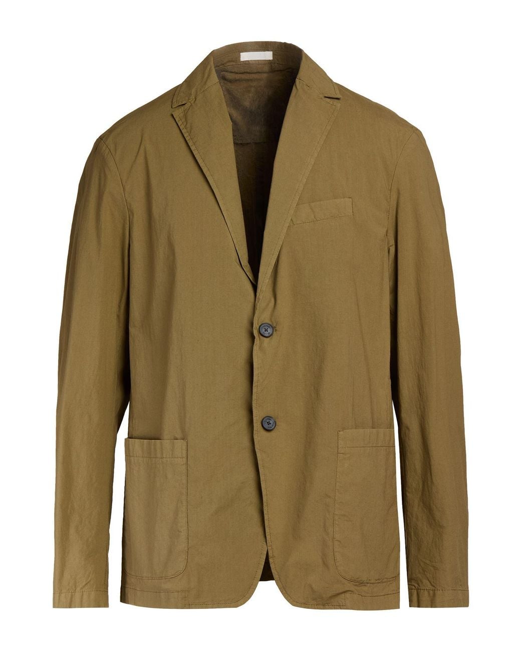 Altea Green Blazer Cotton, Elastane for men