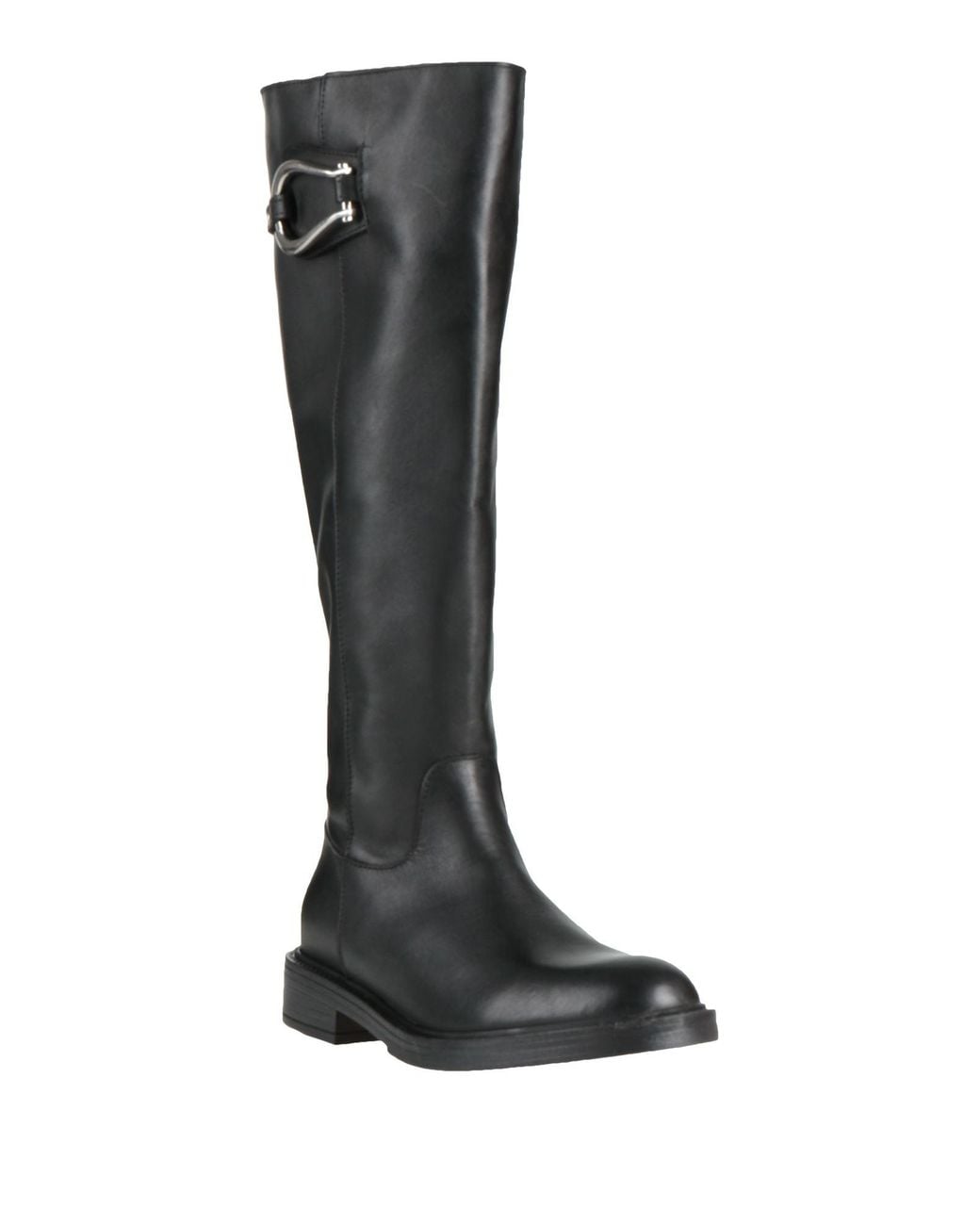 Ovyè Black Boot Leather