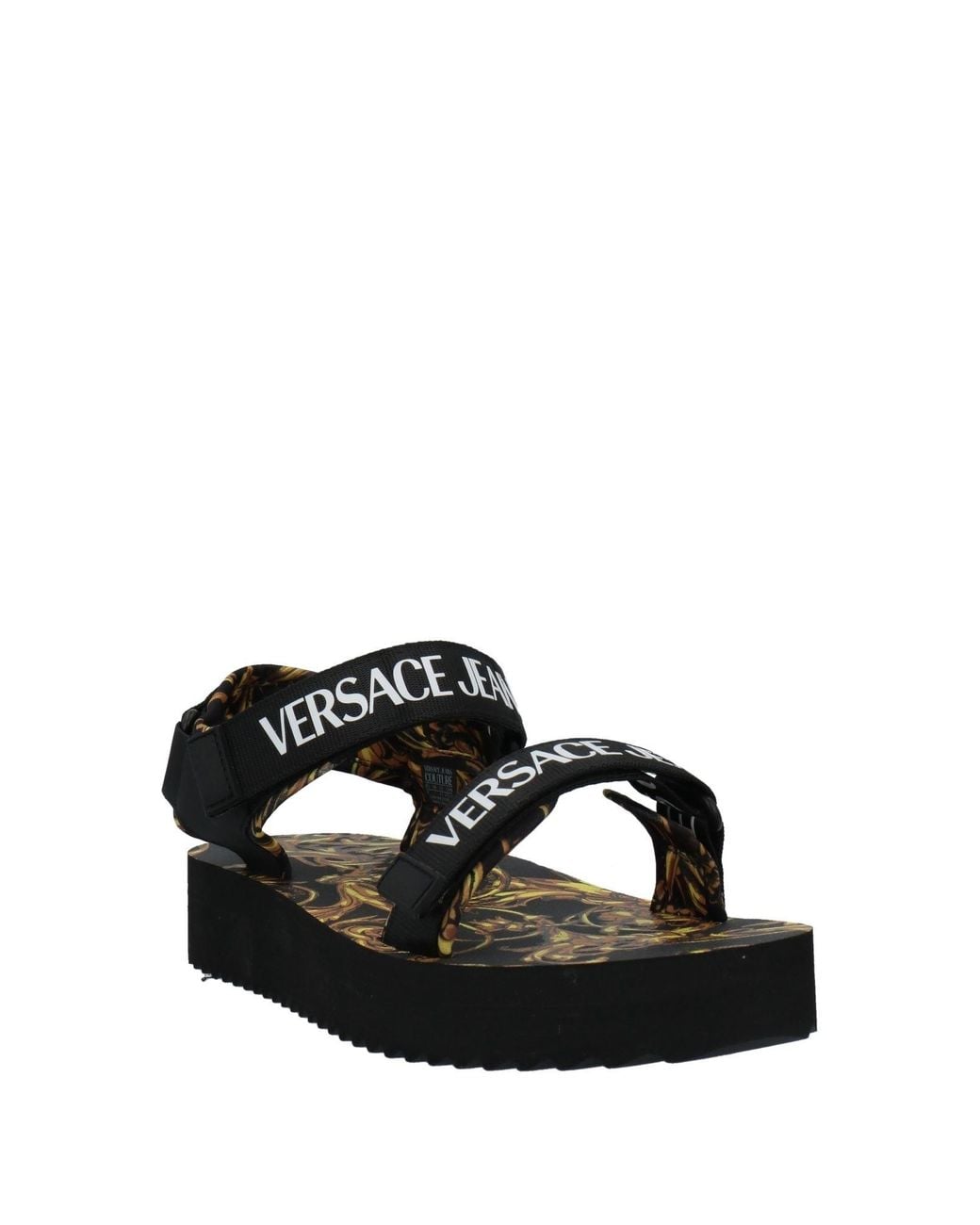 Versace Jeans Couture Black Sandals