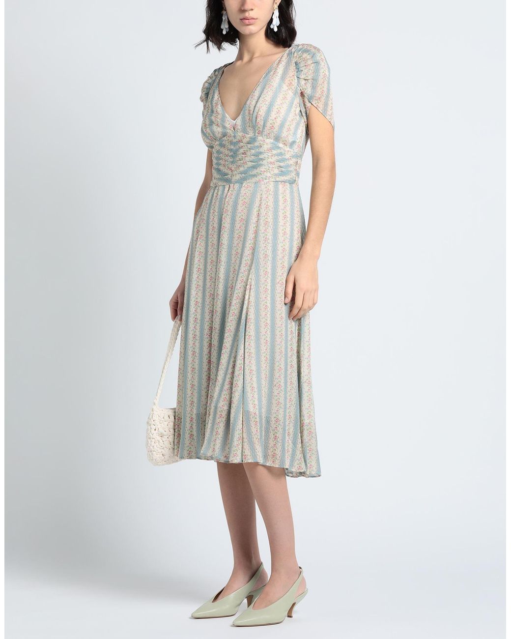 DSquared² White Midi Dress