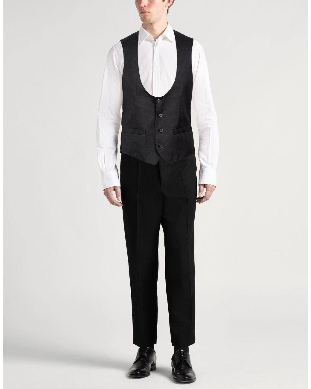 Corneliani Black Waistcoat for men
