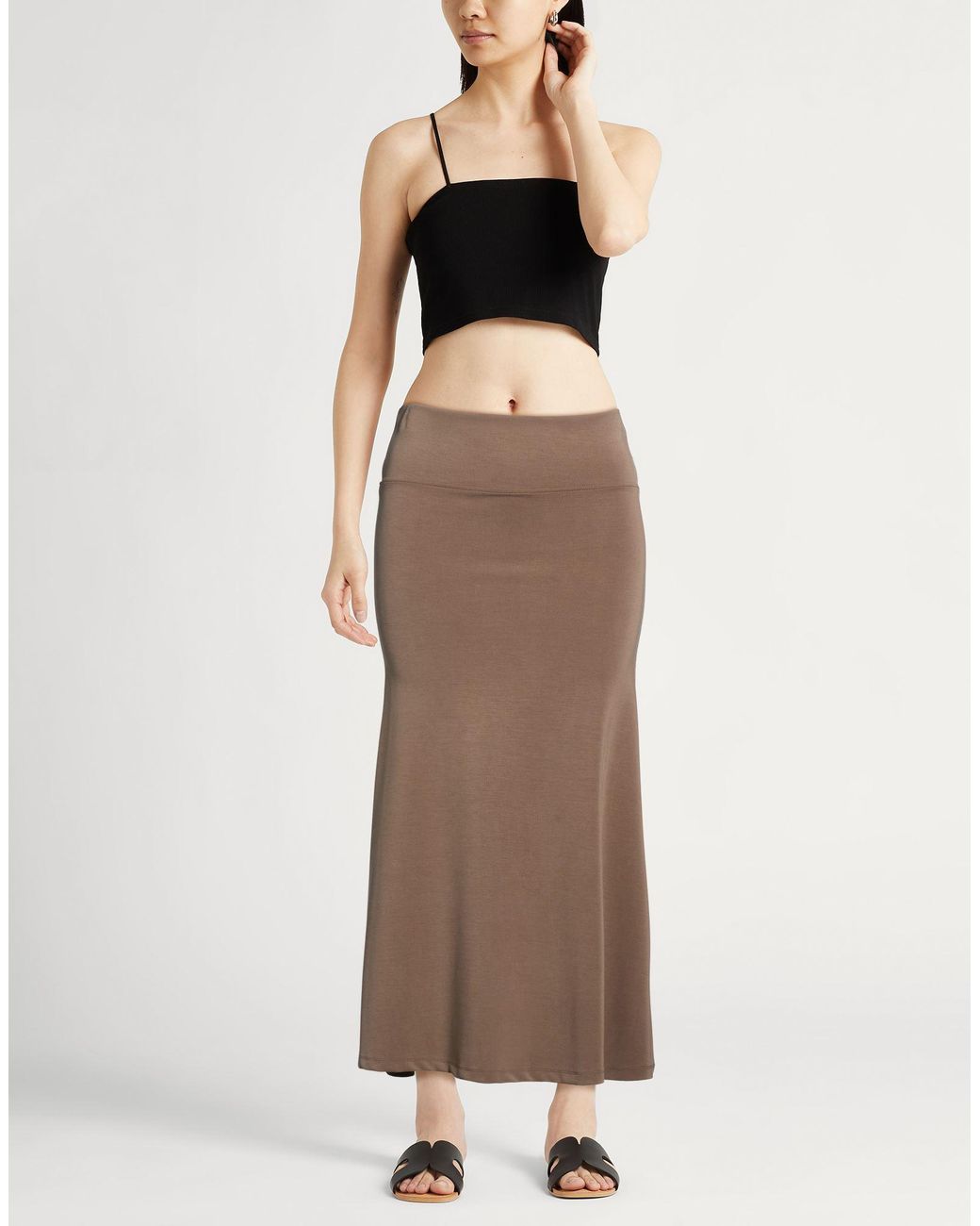 ELEH Brown Maxi Skirt